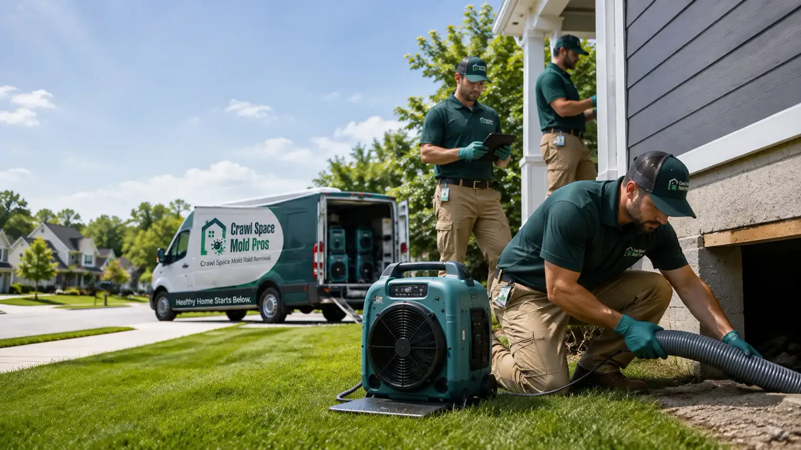Crawl Space Mold Removal in Comfrey, MN